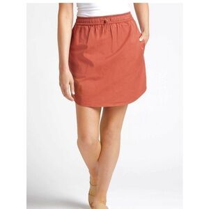 Sundry By Evereve Sunday Skirt Burnt Orange Miniskirt Size 1